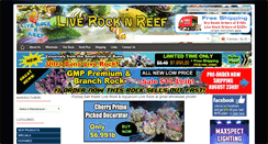 Desktop Screenshot of liverocknreef.com